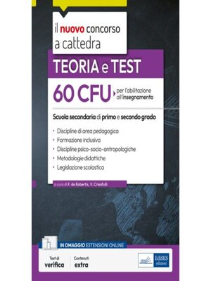 cover image of 60 CFU per l'abilitazione all'insegnamento